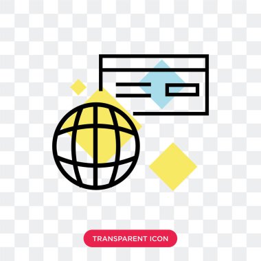 Saydam arka plan üzerinde kart logosu d izole kart vektör simgesi