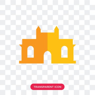 Saydam arka plan üzerinde ağ geçidi izole ağ geçidi vektör simgesi 