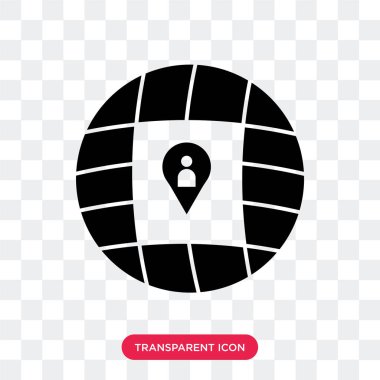  şeffaf arka plan, logo tasarımı izole vektör simgesi