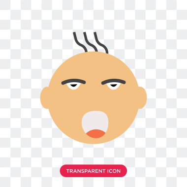 Saydam arka plan üzerinde Ti SMIL izole Ti gülümseme vektör simgesi