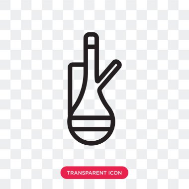 Saydam arka plan üzerinde çay logo des izole çay vektör simgesi