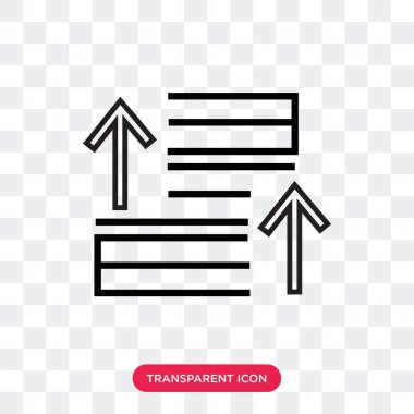 Saydam arka plan üzerinde para logo izole para vektör simgesi