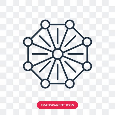 Saydam arka plan üzerinde kafes logo tasarımı izole kafes vektör simgesi