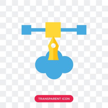  şeffaf arka plan, logo tasarımı izole vektör simgesi