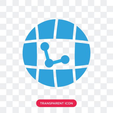 Saydam arka plan üzerinde Interne izole Internet vektör simgesi