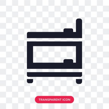 Saydam arka plan üzerinde ranza logosu d izole vektör simge ranza