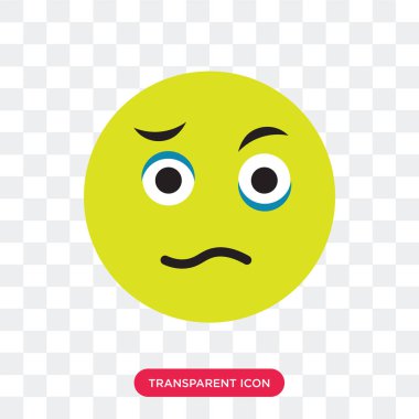 Saydam arka plan üzerinde çirkin logosu d izole çirkin vektör simgesi