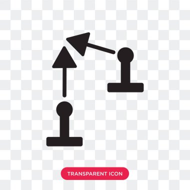 Grup Birliği askeri strateji vektör simgesi üzerinde transparen izole