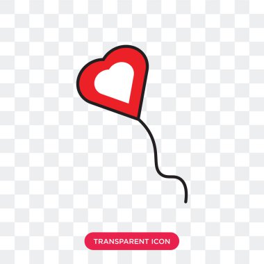 Saydam arka plan üzerinde balon izole balonlar vektör simgesi