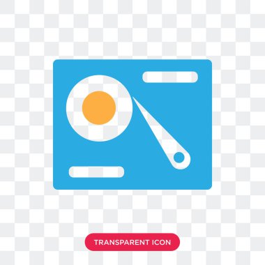 Saydam arka plan üzerinde sabit izole sabit sürücü vektör simgesi 