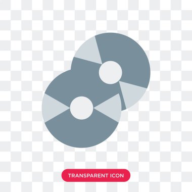 Saydam arka plan üzerinde Cd logo desig izole Cd vektör simgesi