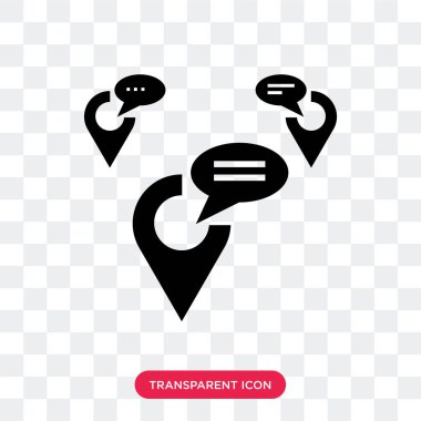 Saydam arka plan üzerinde banın izole yer tutucu vektör simgesi