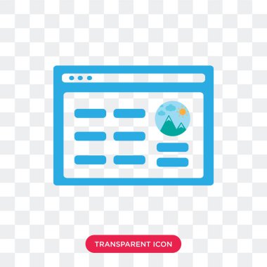 Saydam arka plan üzerinde tarayıcı izole tarayıcı vektör simgesi 