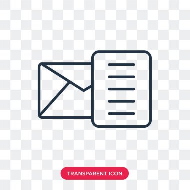 Saydam arka plan üzerinde mektup logo tasarımı izole mektup vektör simgesi