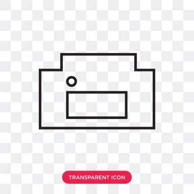 saydam arka plan üzerinde homefir izole homefire vektör simgesi