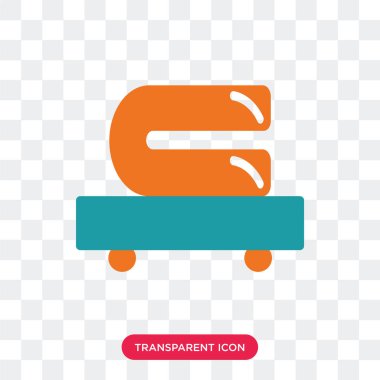 Saydam arka plan üzerinde havlu lo izole havlu vektör simgesi