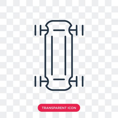 Saydam arka plan üzerinde Longboard logo tasarımı izole Longboard vektör simgesi