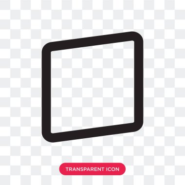 Saydam arka plan üzerinde akıllı izole Smartphone vektör simgesi