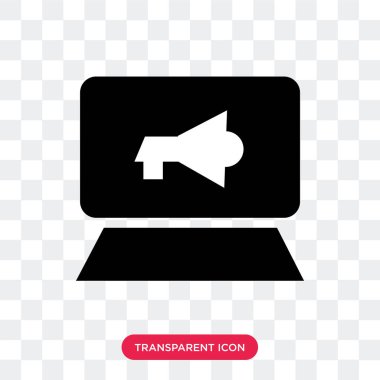 Saydam arka plan üzerinde şeytan izole reklam vektör simgesi