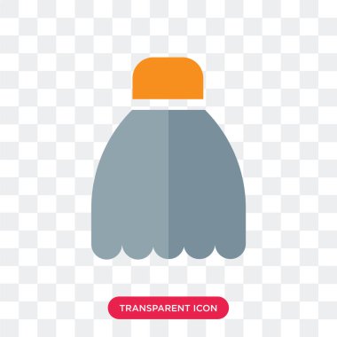 Kes sesini, izole raketle vektör simge üzerinde saydam arka plan