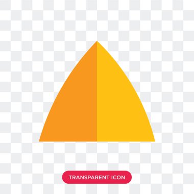 Saydam arka plan üzerinde Samosa lo izole samosa vektör simgesi