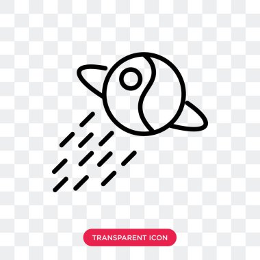 Saydam arka plan üzerinde Satell izole uydu vektör simgesi