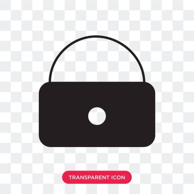 Saydam arka plan üzerinde Rect izole dikdörtgen vektör simgesi