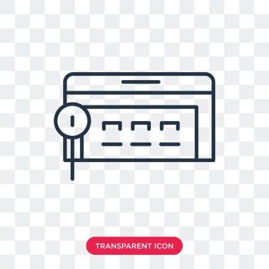 Saydam arka plan üzerinde otobüs durağı logo tasarımı izole otobüs durağı vektör simgesi