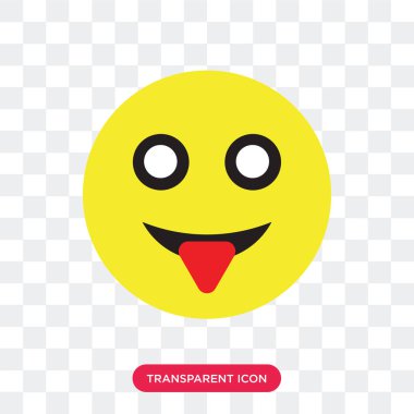 Saydam arka plan üzerinde dil lo izole dil vektör simgesi