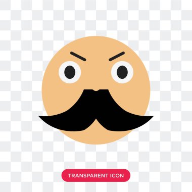 Saydam arka plan üzerinde zengin izole zengin gülümseme vektör simgesi 