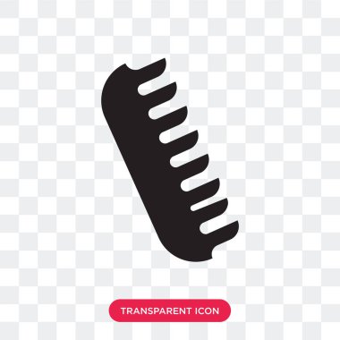 Büyük boy saç vektör simgesi üzerinde saydam ba izole klip