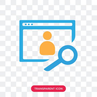 Saydam arka plan üzerinde tarayıcı izole tarayıcı vektör simgesi 