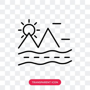 Saydam arka plan üzerinde dua logo tasarımı izole dua vektör simgesi