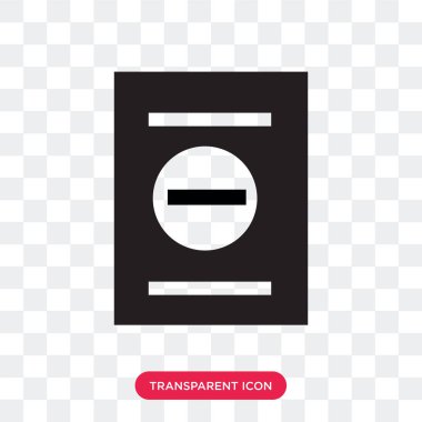 Saydam arka plan üzerinde dosya logosu d izole dosya vektör simgesi