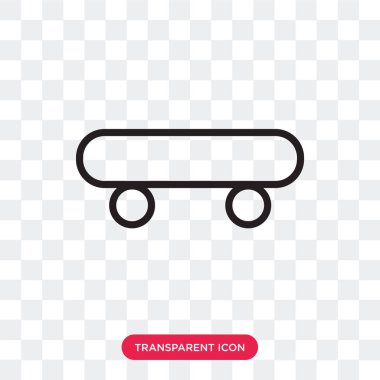 Ayakkabı tekerlekler şeffaf arka plan üzerinde sho izole simge vektör