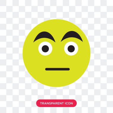 Saydam arka plan üzerinde kaş izole kaşları vektör simgesi