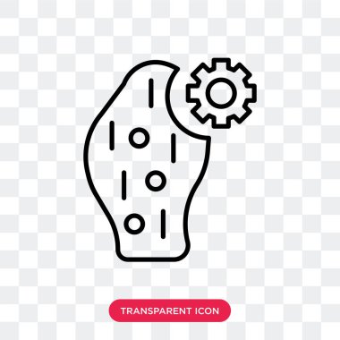 Saydam arka plan üzerinde bakteri logo tasarımı izole bakteri vektör simgesi