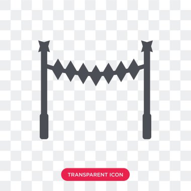 Saydam arka plan üzerinde yolculuk logosu d izole vektör simge binmek