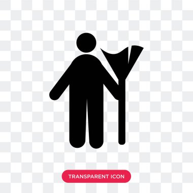 Saydam arka plan üzerinde temizleyici izole temiz vektör simgesi 