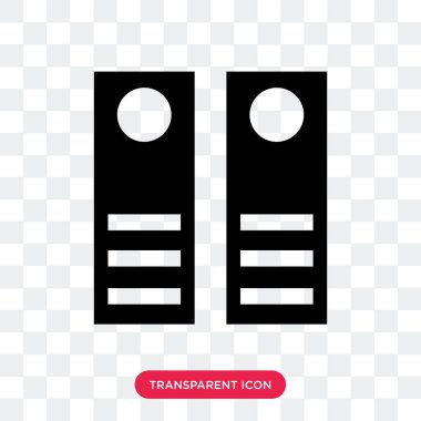 Saydam arka plan üzerinde arşiv izole Arşiv vektör simgesi