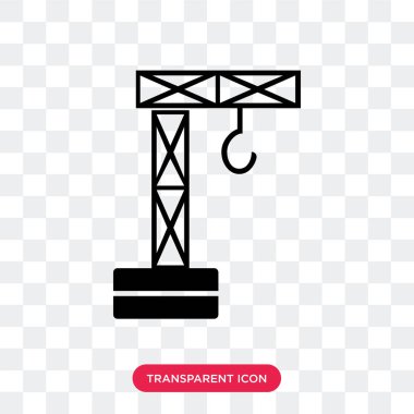 Saydam arka plan üzerinde matkap logo izole matkap vektör simgesi