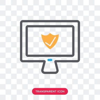 Saydam arka plan üzerinde Laptop lo izole dizüstü vektör simgesi