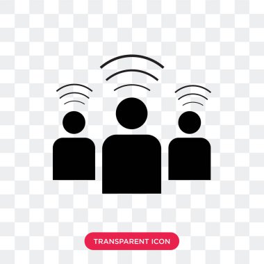  şeffaf arka plan, logo tasarımı izole vektör simgesi