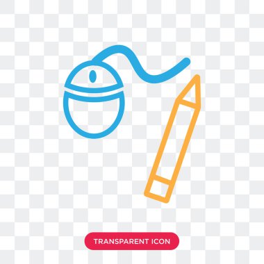 Saydam arka plan üzerinde Gra izole grafik aracı vektör simgesi