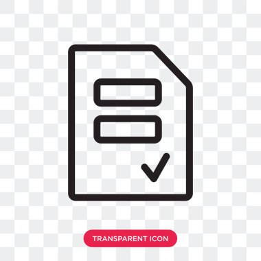 Saydam arka plan üzerinde oy lo izole oy vektör simgesi