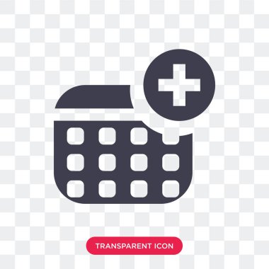 Saydam arka plan üzerinde kan logo izole kan vektör simgesi