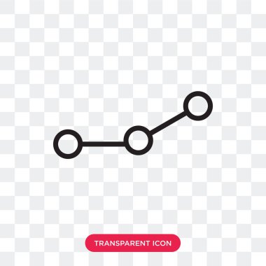 Saydam arka plan üzerinde gerekçesini izole bağlantı vektör simgesi