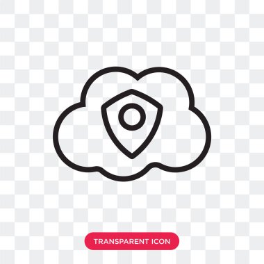 Saydam arka plan üzerinde veri logosu d izole veri vektör simgesi