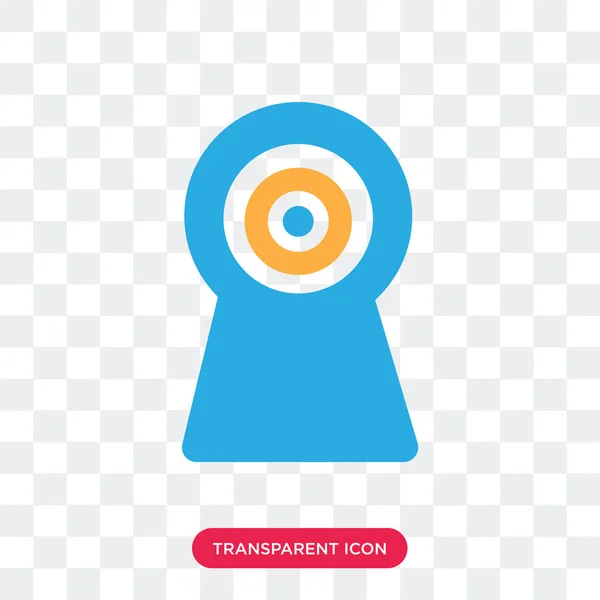 Webcam-Vektor-Symbol isoliert auf transparentem Hintergrund, webcam lo — Stockvektor