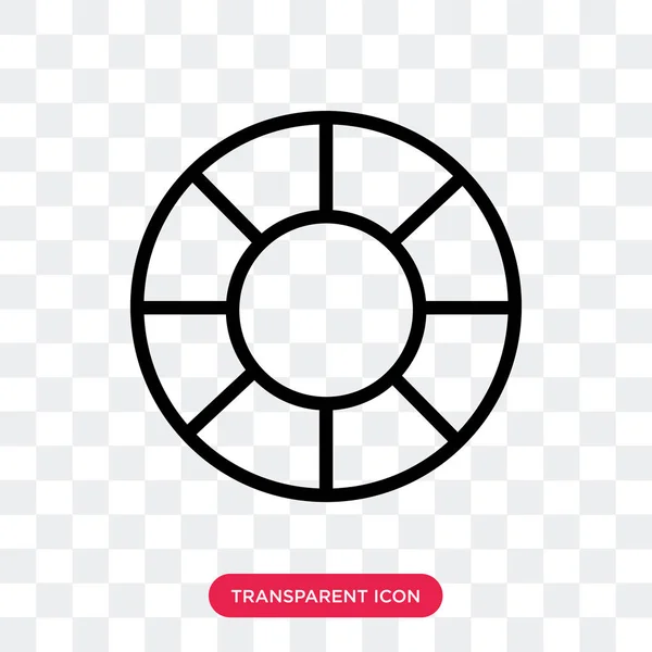 Enregistrer l'icône vectorielle isolée sur fond transparent, Enregistrer le logo d — Image vectorielle